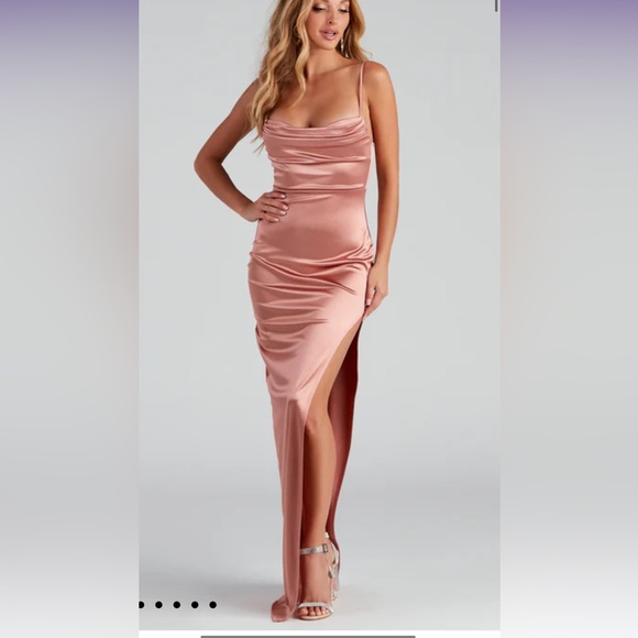 Windsor satin rose gold size small - Picture 2 of 6